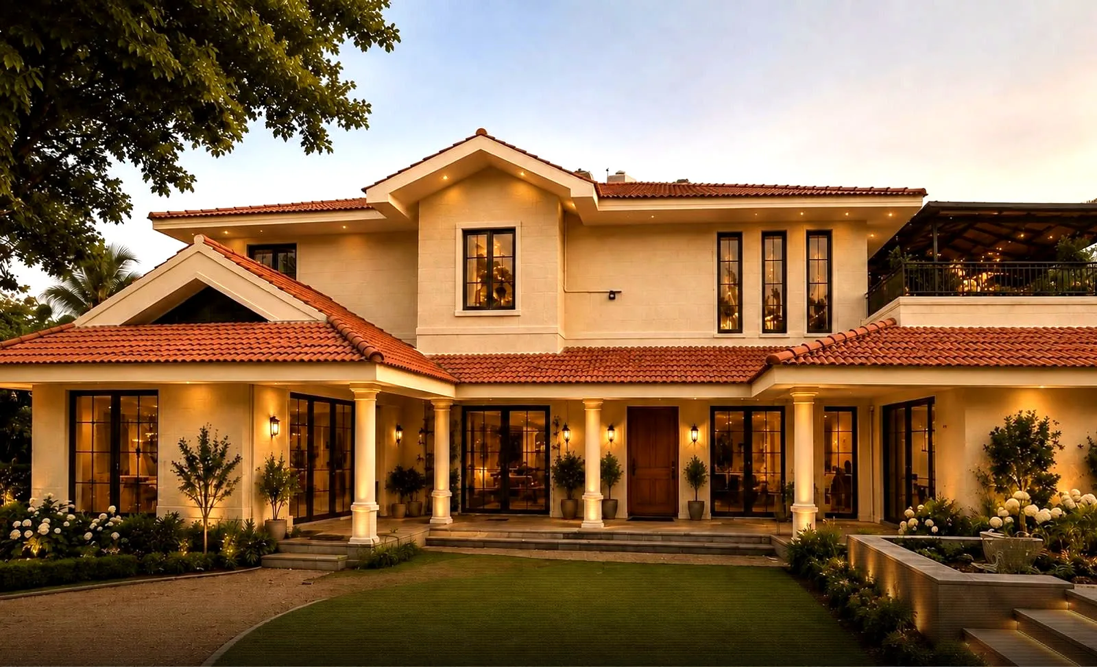 Residence elevation, Frangipani Estates, Bengaluru